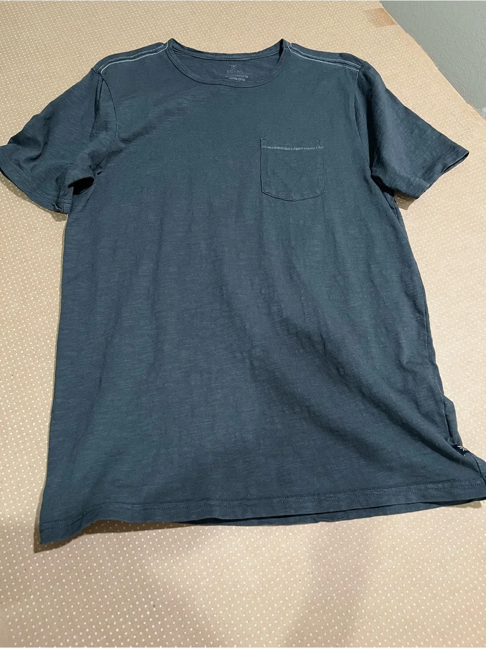Roark Men's Classic Crew Neck Organic Cotton Dark Gray Pocket T-Shirt (M) - Picture 1 of 12